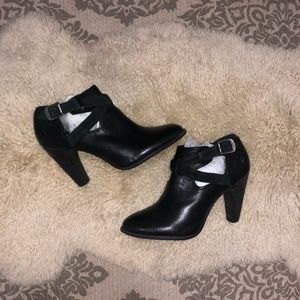 FRYE black bootie heels